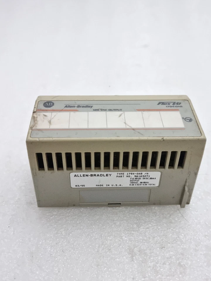 AllenBradley 1794-OA8 FlexIo Output Module Ser A Made In U.S.A